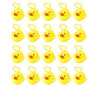 20 Pezzi Anatra Giocattoli Da Bagno Pesca, Giochi Di Pesca D'anatra, Giocattoli Di Pesca Galleggianti, Giocattoli Da Vasca D'anatra, Giocattoli per L'Ora del Bagno (Giallo - 20pcs)