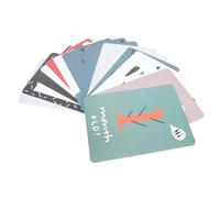 20 Pezzi Biglietti Commemorativi per Fotografica per Mesi e Giorni Accessori per Registrazione Dei Progressi Del per Album Dei e Condivisione Social