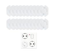 20 pezzi, blocco di sicurezza per prese di corrente, blocco di sicurezza per prese di corrente e prese multiple con meccanismo rotante (CZBHG-XZ)