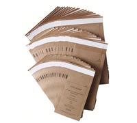 20 pezzi Borsa sterilizzatrice per manicure, accessori per strumenti per arte di unghie, macchina di sterilizzazione e disinfezione a calore secco monouso, buste in carta kraft, accessori per unghie, 