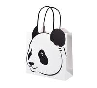 20 Pezzi Borse Sacchetti Regalo Panda Carta con Manico Bomboniere per Compleanno