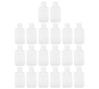20 Pezzi Bottiglie Vuote da Viaggio 60ml, Petg Pp | Body Soap e Struccante, Design a Conchiglia Fori Piccoli, Flacon Vuoto Ordinato