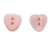 20 pezzi Bottoni di resina multicolori a forma di cuore con 2 fori Decorazione di abiti Cucito Scrapbooking Realizzazione di carte DIY