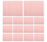 20 Pezzi Buste Imbottite a Cuori Rosa in PE per Piccoli Oggetti | Interno a Cuscinetti D'aria, Chiusura Ben Sigillante, per Spedizioni e Custodia di Carte, Campioni, Regali