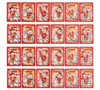 20 Pezzi Buste Rosse Cinesi 2026 Cavallo 3d in Carta per Regalo | Capodanno Lunare e Compleanno, Confezione, Stile Festivo, Superficie Liscia, per Denaro Stile Casuale
