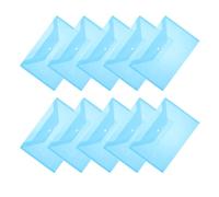 20 Pezzi Cartella Portadocumenti in Plastica PP A4 | Busta per Archivio, Ampia Capienza per Ufficio e Scuola, Uso Multiuso, Formato A4, Colore Blu