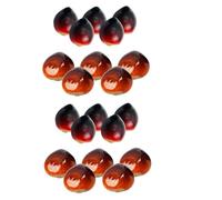 20 Pezzi Castagne Artificiali in Schiuma Decorative Creative | Scenografie Modello, Uso in Negozio e Casa, Leggere, Sicure, Lavorazione Fine, Formato Misto Stile Casuale