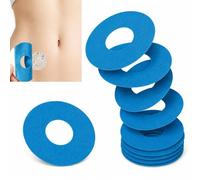 20 Pezzi Cerotti con foro centrale per microinfusore insulinico, Blu