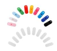 20 pezzi Clip di ciuccio in plastica/clip per la sospensione per binky/paci/ciuccio/fittizio/bavaglini/clip del supporto giocattolo 1