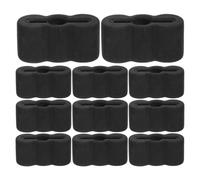 20 Pezzi Clip Fermo Cassetto per Guide, Plastica e Gomma, Nero, Set | Fermo Antiuscita Struttura Rinforzata e Tampone, per Manutenzione Locazioni e Camere da Letto