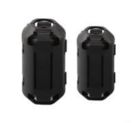 20 pezzi clip su nucleo in ferrite 7 mm 13 mm soppressore del rumore | Design a morsetto, adatto per cavi da 7 mm e 13 mm, riduce il rumore RFI, compatibile con USB e AC, finitura nera