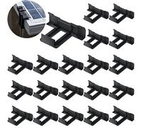 20 Pezzi Clips Drenaggio Pannello Fotovoltaico,pannello solare per drenaggio dell'acqua,clip per scarico dell'acqua per pannelli solari,per pannelli solari PV,40mm