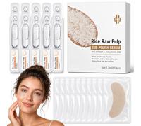 20 Pezzi Collagen Eye Patch, Patch Contorno Occhi, Da usare al Siero Riso, per Tutti i Tipi di Pelle（verde）