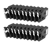 20 Pezzi Compatibile per Etichettatrice / Nastro D1 45013 Nastri per Etichette Nero Su Bianco