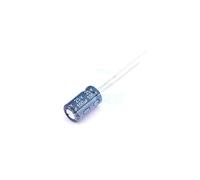 20 pezzi Condensatore elettrolitico in alluminio Dip 100uF±20% 25V Cavo radiale, 6.3x11.5mm ECR1EBK101MLL063011 Elementi di accumulo di energia