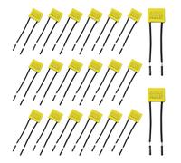 20 Pezzi Condensatori di Sicurezza 0,22µF 275V X2 Condensatore Polipropilene Anti-Interferenza Condensatori di Soppressione per luci Lampeggianti Lampadina a LED Non in Uscita Anti-sfarfallio