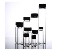 20 pezzi/confezione 3 ml 5 ml 10 ml 15 ml 30 ml 40 ml 50 ml (trasparente/marrone) flacone sigillato campione reagente con tappo a vite in plastica(20ml)