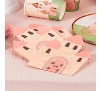 20 pezzi/confezione Tovaglioli di carta con motivo Castello da Principessa, tovaglioli per festa di Principessa, tovaglioli per compleanno della Regina, tovaglioli per festa di compleanno per RAGAZZE,