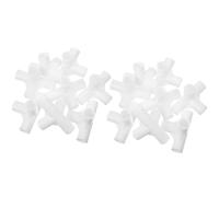 20 Pezzi Connettore per Armadio in Plastica 4 Direzioni 16mm | Ricambio Rapido per Tubi Rotondi, Design Salvaspazio, Adatto a Guardaroba Tessili e Ufficio