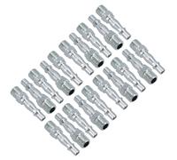 20 pezzi connettore raccordo tubo linea aria maschio sgancio rapido 1/4 masch...