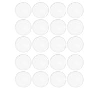 20 Pezzi Copertura in Vetro Trasparente Curva per Lampade Mr16 Gu10 4,40 CM | Lente Rotonda Resistente al Calore, Illuminazione Uniforme e Minore Abbagliamento, per Vetrine e Soffitti Alti
