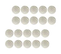 20 Pezzi Coppette Assorbilatte Traspiranti in Cotone Bianco | Assorbimento Rapido, Riutilizzabili per Allattamento e Casa, per Mamme alla Prima Esperienza e Nursing