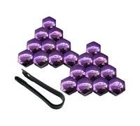 20 Pezzi Copridadi Ruota per Cadillac Lyriq 2023-2026, Cappucci per Dadi per Pneumatici Copri Bulloni Auto Copri Dado Esagonale,Purple-17mm