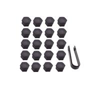 20 Pezzi Copriruota Radmutter 17mm Nero You.S Copri Bulloni