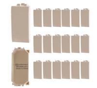 20 Pezzi Copritasti Copriforo Falso Polo, Compatibile Con Bticino Living Light, Colore Bianco, Serie MBL, Occupa 1 Posto