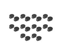 20 Pezzi CR2450 Custodia Portabatteria per Batterie A Bottone Moneta 2 Pin Nero