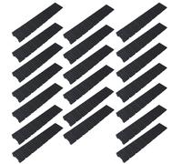 20 Pezzi Cunei per Mobili,8 x 20 x 98 mm Cunei di livellamento,Cuneo Fermaporta Robusti Cunei,Cunei con Punti di Rottura Teorici Integrati per Mobili,Assemblaggio,Bricolage - Nero