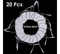 20 pezzi Cuscinetti di ricambio per unità TENS 2X2, Elettrodi senza lattice compatibili con l'uso di macchine TENS Cavi con connettore pin da 2mm come AUVON TENS, TENS 7000, Etekcity, Nicwell Care Ten