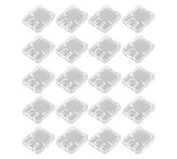 20 Pezzi Custodia per Schede Sd e T-flash Argento in Pp | Organizza le Memorie, Previene Smarrimenti, Formato Compatto da Viaggio