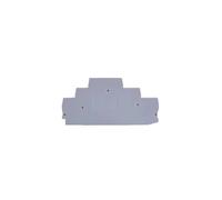 20 pezzi D-ST2.5-3L Piastra di barriera terminale for connettore for cavo ST 2.5-3L a tre livelli da 2.5 mm2 Morsettiera for guida DIN Coperchio terminale D-ST 2.5-3L