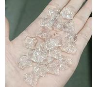 20 pezzi da 15 mm di perline di vetro a forma di foglie di zucca, perline di vetro a forma di fiore con sfumature di colore, per la creazione di gioielli, accessori fai da te fatti a mano - 7-12 mm