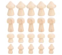 20 pezzi Decorazioni per funghi in legno Piccole decorazioni per funghi