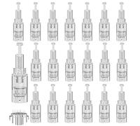 20 Pezzi Dermapen Microneedling 12 Aghi Needles Cartucce Per Aghi Derma Pen Micro Nano Needling Per Penna Con Aghi Confezionata Singolarmente Per Auto Electric Deep Microaghi Derma Pen