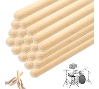 20 pezzi di bacchette percussori, 20 cm di bacchette in legno, set di strumenti a percussione in legno adatti per band, lezioni di musica, professionisti o principianti di tutti gli stili