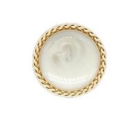 20 Pezzi di Bottoni con Perle per Abiti da Donna Vintage, Accessori per Cucito Fai da Te in Metallo,Colore1,20 mm - 20 Pezzi