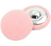20 pezzi di bottoni rotondi in tessuto ricoperti di stoffa da 15-38 mm di diametro per cucito fai da te, artigianato e decorazione di cuscini, ideali per sarte e rosa chiaro-25 mm 20 pezzi