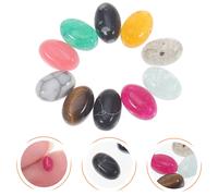20 pezzi di cabochon pietre cabochons a forma ovale perline per la collana fai