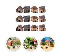 20 pezzi di casette in miniatura per villaggio - Mini casette delle fate in