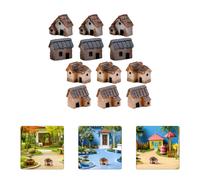 20 pezzi di casette in miniatura per villaggio - Mini casette delle fate in