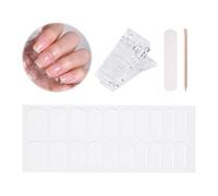 20 Pezzi Di Cerotto Per Unghie, 1 Pezzo Di Sfregamento Per Unghie, 1 Pezzo Di Bastoncino Di Legno E 1 Clip Per Unghie, Accessori Per Unghie, Strumenti Per Unghie