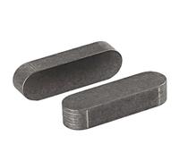 20 pezzi di chiavi parallele for albero motore con testa arrotondata, chiavi piatte in acciaio al carbonio M7 for puleggia tipo A 7 mm x 7 mm(M7x7x32)