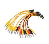 20 pezzi di connettore a ponticello OBD, cavo a ponticello universale a 20 pin per strumenti di diagnosi auto, fili codificati per colore con custodia in ABS resistente,