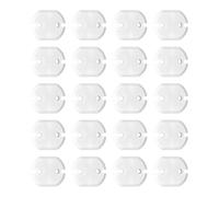 20 pezzi di copertura per uscita da cucina, sicurezza per bambini, test elettrici, standard europeo, per dispositivi di sicurezza per la casa e l'ufficio