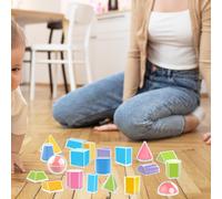 20 Pezzi di Corpi Geometrici, Aiuto Matematico per La Classe,