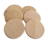 20 pezzi di dischi di fette di legno rotonde non finite fai da te originali e solide for artigianato, sottobicchieri, pittura, incisione, intaglio, decorazioni for la casa Per Intagliare