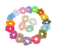 20 pezzi di elastici morbidi oversize per capelli folti da donna, accessori per capelli con elastico grande in velluto di alta qualità per una cura dei capelli senza danni durante il sonno.